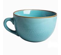 Arawat Tazza Grande 700 Ml Tazze Per Tè Tazze Grandi Per Cappuccino In Ceramica Tazza Grande Jumbo Zuppiera Con Manico Tazza Grande Per Caffè Ciotole Per Cereali Con Cucchiaio Tazza