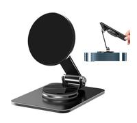 Arbei Support de téléphone Pliable magnétique pour téléphone Portable, Rotation à 360 °, avec Structure Durable, pour la Douche, la Salle de Sport, la Chambre à Coucher