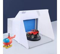 ARBGO Système d'aspiration aérographe, cabine puissante, système d'aspiration à brouillard de couleur, filtre aérographe mobile avec table rotative, pour peinture, modélisme, artisanat, bricolage