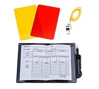 Arbitrage Football,Kit de Cartes Arbitre de Sport Cartes Rouges et Jaunes Sifflet en Métal avec Sports Arbitre Lot de Cartes pour Jeux Sport Accessoires Arbitre de Football