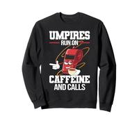 Arbitre Baseball Caféine Design pour Hommes Arbitres Arbitres Arbitre Sweatshirt