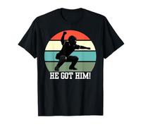 Arbitre de Baseball drôle, He Got Him, He's Out Baseball Umpires T-Shirt