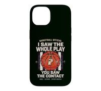 Arbitre de Basket Humour Jeu Contact et Coup de Sifflet Coque pour iPhone 14