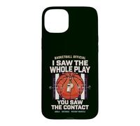Arbitre de Basket Humour Jeu Contact et Coup de Sifflet Coque pour iPhone 15 Plus