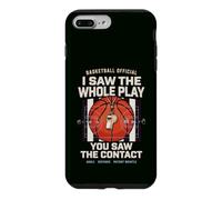 Arbitre de Basket Humour Jeu Contact et Coup de Sifflet Coque pour iPhone 7 Plus/8 Plus