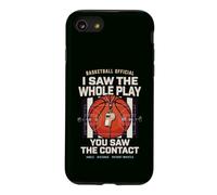 Arbitre de Basket Humour Jeu Contact et Coup de Sifflet Coque pour iPhone SE (2020) / 7/8