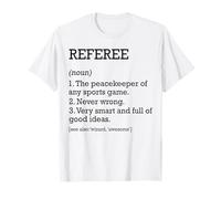 Arbitre Définition du Poste personnalisé Arbitre drôle T-Shirt