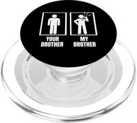 Arbitre Humoristique Umpire Your Brother My Brother Sister PopSockets PopGrip pour MagSafe