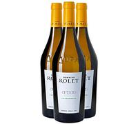 Arbois Chardonnay - Blanc 2016 - Domaine Rolet - Vin Blanc du Jura (3x75cl)