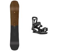Arbor - Fixations de snowboard all mountain - Pack Element Rocker 2025 - Marron Marron S,M,L,XL