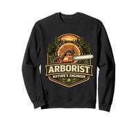 Arborist Nature's Engineer Arboriculteur Entretien des Coupe-Arbres Sweatshirt