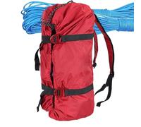 Arborist Rope Bag - Rope Bucket - Lightweight Hiking Gear - Professional Shoulder Bag - Reusable Portable Arborist Tree surgeryy Equipment, Non-Slip Hiking Equipment for Piling, Sailing, Red, Se