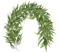 Arborus Guirlande de feuilles de fougère artificielles de 1,5 m - Guirlande de feuilles de fougère de Boston réalistes - Guirlande de plantes artificielles à suspendre pour mariage, maison, ferme