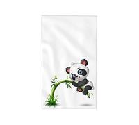 Arbre À Bébés Pandas Mignons Serviettes Main 40X70Cm Absorbante Serviettes Douces Débarbouillettes pour Natation Bain Voyages