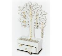 Arbre à bijoux avec tiroir - 19,5x8,5x31 cm