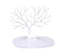 arbre à bijoux Présentoir de bijoux en forme petit cerf, boucles d'oreilles, collier, bague, pendentif, Bracelet, plateau, rangement d'arbre(Color 1)