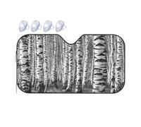 Arbre À Branches Blanches Voiture Pare-Soleil Pliable Couverture Pare Brise Universelle Voiture Housses De Soleils pour Berlines SUV Voitures 70x130cm