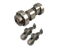 Arbre à cames de course for moto, haute Performance, arbre à cames, culbuteur silencieux, for YAMAHA YBR125 YB125Z XTZ125, mise à niveau de puissance(Camshaft and silent)