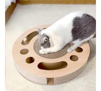 Arbre à Chat 2 en 1 au Design élégant, Surface en sisal et Base Stable, idéal pour aiguiser Les Ongles et Jouer.