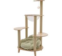 arbre à chat à 5 étages avec canapé-lit 60*50*115cm pour chats jusqu'à 15kg