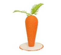 Arbre à chat à carottes pour chats d'intérieur - Charmant arbre à chat en corde de sisal - Grattoir robuste - Poteau résistant à l'usure pour chats domestiques, chatons, pour protéger les meubles
