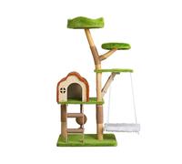 Arbre À Chat À Plusieurs Niveaux avec Couchage Suspendu, Tour De Jeu Et Aire De Jeux Tout-en-Un pour Chatons Et Chats De Petite Et Moyenne Taille.