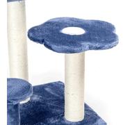 Arbre à Chat à Trois Couches en Forme de Fleur, idéal pour Jouer, se Reposer et stimuler l'exercice félin.