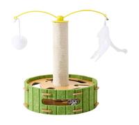 Arbre à chat - Aiguiseur de griffes en sisal pour chaton avec piste à billes interactive, protection de meubles, centre de salon félin, équipement de jeu d'intérieur pour la maison, le salon, la