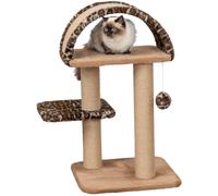 Trixie Arbre à chat Leo - Tour multi-niveaux, plateformes rembourrées, 85 cm, marron