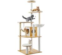 Arbre à chat - Arbre à chat Arbre à grimper Arbre à jouer - 600x600x1750mm - Idéal pour les jeux de chats et les exercices de griffage