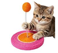 Arbre à chat - Arbre à chat interactif avec boule de sisal,Jouets stimulants pour chat - Utilisation à la maison et à l'extérieur Exercice Stimulation mentale Simulation Chasse