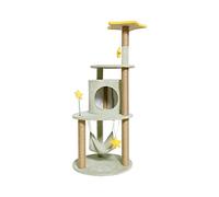 Arbre à Chat Arbre à Chat Litière pour Chat Multicouche Chat Escalade Fun Star Griffoir pour Chat Arbre à Chat intégré Escalade pour Chat (Couleur : Or) Chaud comme jamais