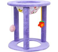 Arbre à chat avec cadre d'escalade pour chat - Arbre à chat - Griffoir pour chats - Grattoir avec boule de laine - Jouets pour animaux domestiques - Arbre d'escalade pour chat