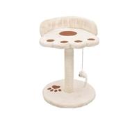 Arbre à chat avec griffoir en sisal 40 cm Beige et Marron