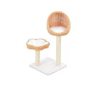 Arbre À Chat Avec Griffoir En Sisal Naturel Bois De Saule