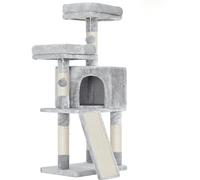 Arbre À Chat Avec Griffoir, Gris Clair