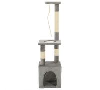 Arbre À Chat Avec Griffoirs En Sisal 109 Cm Gris