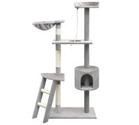Arbre À Chat Avec Griffoirs En Sisal 150 Cm Gris
