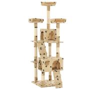 Arbre à Chat avec Griffoirs en Sisal 170 cm Gris Grattoir à Chat vidaXL