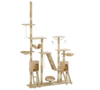 Arbre À Chat Avec Griffoirs En Sisal 230-250 Cm Beige