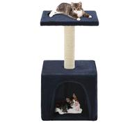 Arbre à Chat avec Griffoirs en Sisal 55 cm Beige Motif de Pattes Jouet vidaXL