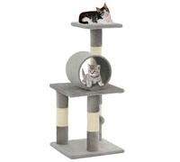 Arbre à Chat avec Griffoirs en Sisal 65 cm Gris Grattoir à Chat Jouet vidaXL