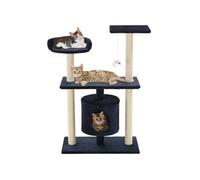 Arbre à Chat avec Griffoirs en Sisal Centre d’Activités 95 cm Bleu Foncé vidaXL