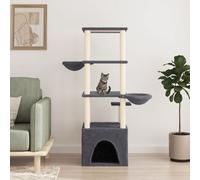 Arbre à Chat avec Griffoirs en Sisal Centre d'Activité Jouet Chaton vidaXL
