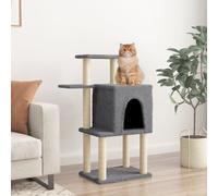 Arbre à Chat avec Griffoirs en Sisal Centre d'Activités Jouet de Chaton vidaXL