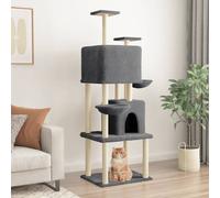 Arbre à Chat avec Griffoirs en Sisal Centre d'Activités Jouet de Chaton vidaXL