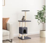 Arbre à Chat avec Griffoirs en Sisal Crème 104 cm Grattoir Animaux vidaXL