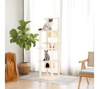 Arbre à Chat avec Griffoirs en Sisal Gris Clair 169 cm Arbre à Grimper vidaXL