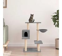 Arbre à chat avec griffoirs en sisal gris clair 82,5 cm tour à chat vidaXL