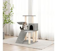 Arbre à Chat avec Griffoirs en Sisal Gris Clair 82 cm Arbre à Grimper vidaXL
